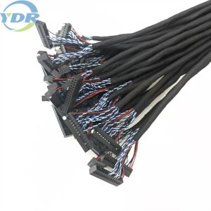 LCD Panel Screen TV Display LVDS Cable Assembly Custom Wire Harness 130mm