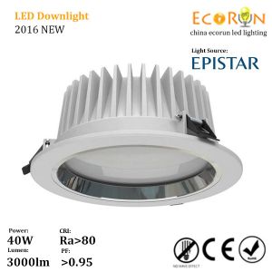 Cheap 6inch cri80 round 20w 30w smd led downlight dimmable with beam angle 100deg for sale