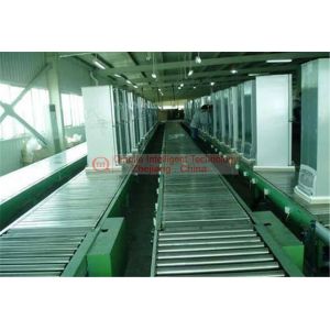 Adjustable Speed Automated Conveyor Systems , Industrial Slat Chain Conveyor