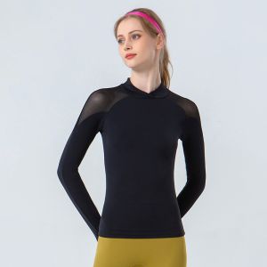 Women's Equestrian Base Layer Long Sleeve Thumb Hole Horse Riding Shirts Mesh