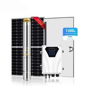 DC Solar Water Pump System For Agriculture Well Bore Hole Pumping Irrigation