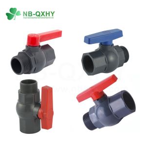 1/2 Inch to 4 Inch PVC Ball Valve Plastic Valve for Drain Water Drainage in