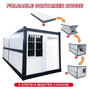20ft Foldable Prefabricated Container House for Workshop Warehouse Construction