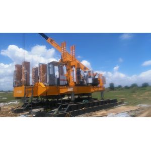 200 Ton Pile Foundation Equipment Robot Machine Fast Piling Speed