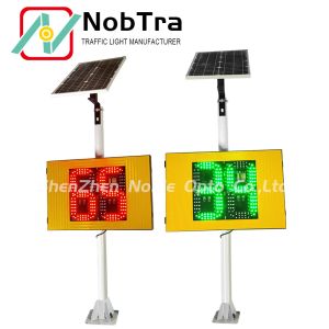 Cheap CE Certified Solar Radar Traffic Signal IP54 Weatherproof Beacon System for sale