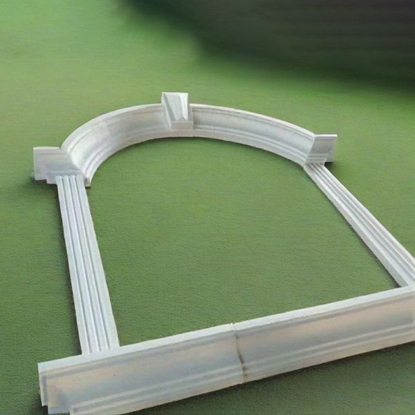 Quality Door Wall Exterior Window Stucco Trim White Flat Ornament Cornice Panel Polyurethane wholesale