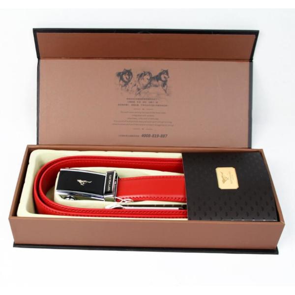 Custom Logo Print Luxury Mens Paper Belt Packing Box Gift Cardboard Paper Packaging Wallet Box For Men