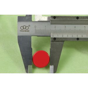 ODM Metal Buttons For Shirts , Alloy Red Clothing Button 28L