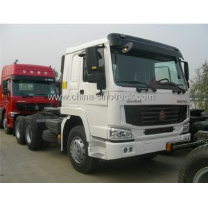 China Two Axle Prime Mover Truck , 4 x 2  Driving 336 Horse Power 10 Speeds Transmission on sale