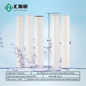 Pressure Vessel Core Components Meltblown Pp Membrane Pleated Cartridge Filter