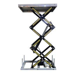 1000kg Electric Scissor Lift Tables Platform 1300mmx820mm Max Height 1780mm