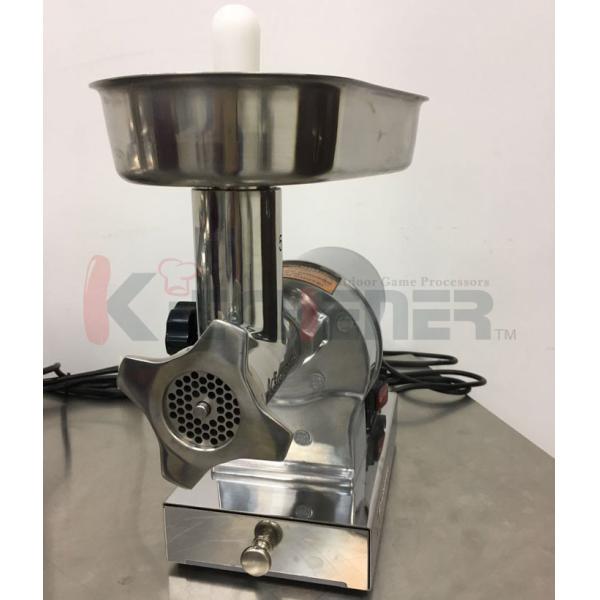 Beef Electric Meat Grinder With Sausage Stuffer Foot Pedal Control 3 Grinding
