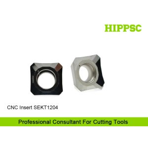 SEKT1204 Square Cutting Tool Inserts Milling For Aluminum Processing