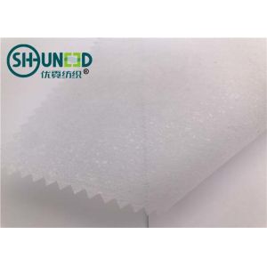 Fusible Embroidery Backing Fabric 100% Polyester Cuttable With LDPE Coating