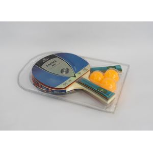 China 3 ABS Balls And 2 Racket Tabletop Ping Pong Set Pimple In Rubber on sale