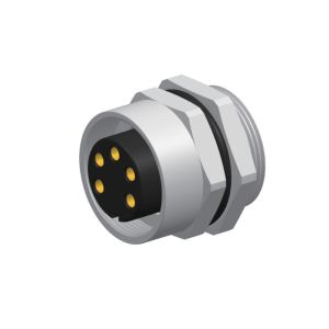 18AWG 13A Molded Panel Mount Connector 3 4 5 Pin With Free End