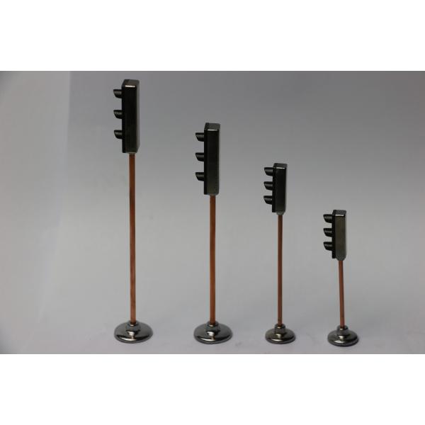 model Mini Traffic Light----3 aspect signal metal lamppost,model three aspect