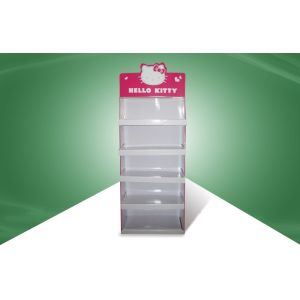 Assemble Strong Cardboard Floor Displays For Hellokitty Backbag Mobile Case