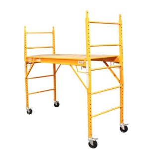 Multi Purpose Aluminum Mobile Scaffolding , 6' Step Scaffold Platform