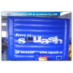 Challenge Blue Inflatable Sports Games Squash Game Court OEM Acceptable