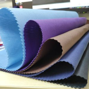 Dyed 90 Cotton 10 Polyester Fabric Bright And Clean High Color Fastness