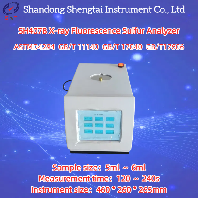 X-Ray Fluorescence Sulfur Analyzer SH407B for Petroleum 5ml Sample