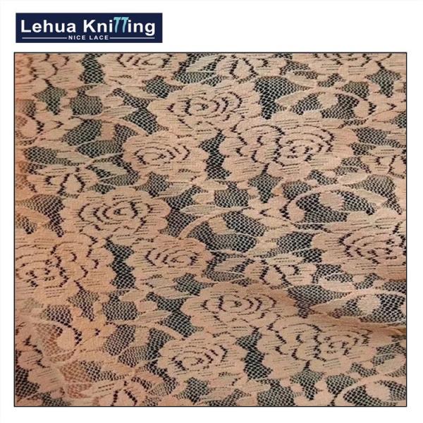 2018 high quality new arrival lace jacquard lace fabric for wedding dress