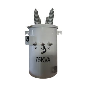75kva Single Phase Electrical Pole Mounted Type Distribution Transformer 34500V