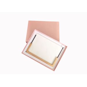 Elegant Pink Lid And Base Boxes , Customized Size Cardboard Gift Boxes For Album