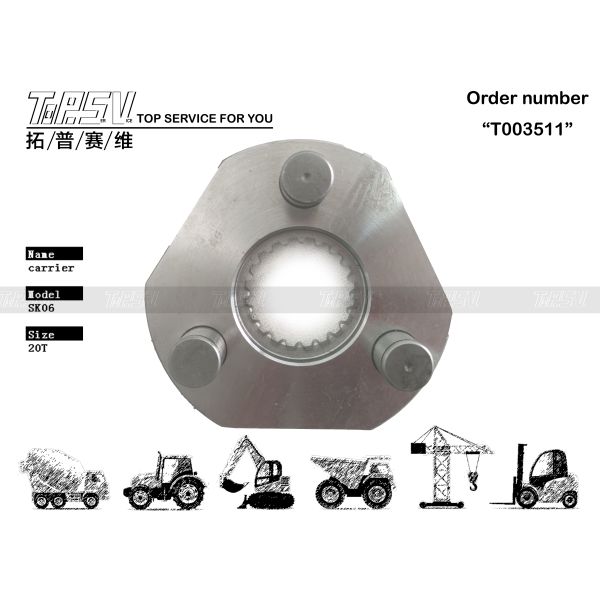 Quality 2413N459F1 Compatible With SK06 Excavator Swing 1 Stage Carrier Device Robust Design For Excavator Mobility Packing Size Depend On Packing Type wholesale