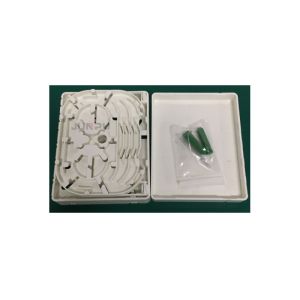 White SC FTTH Fiber Optic Termination Box 4 Core Applied For Indoor Use