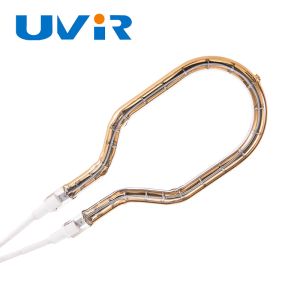 Cheap Gold Reflector Quartz Tube Infrared Heating Lamp 200-6000W for sale