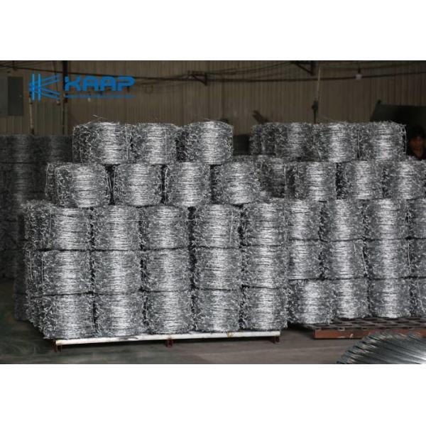 Quality Flatwrap Razor Wire Fence Silver Color Security Barrier With Sharp Edges wholesale