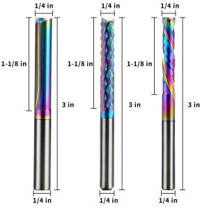 Yingba Carbide Tungsten PCB Cnc Corn Teeth Router Bits Nano Coating Circuit