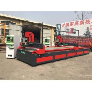 Cheap Aluminum Plastic Board Processing Engraving Machine Double Spindle Double System for sale