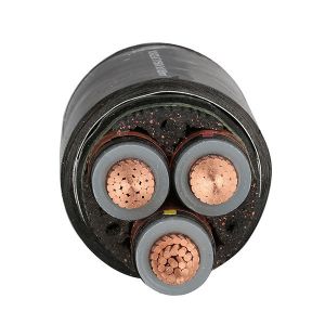 8.7/15KV Medium Voltage 150mm2 3 Core XLPE Insulated Electrical Cables 11kv 33kv