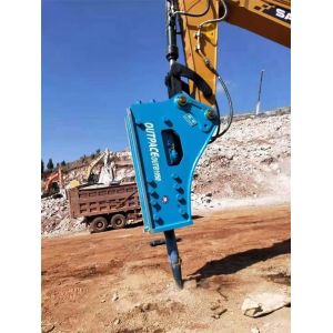 22Ton Excavator Attachment 140mm Diameter Customized Length Multiple Material