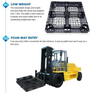 Light weight one time plastic pallets for transport and storage, Heavy duty