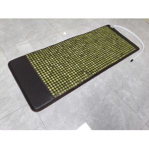 Update PU Leather Waterproof 1423pcs Jade Stones Ice Mat with One Chiller