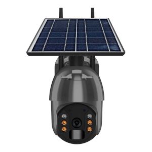 Cheap 2K 4G Solar Camera Cloud Storage 8W Solar Panel 15600mAh Rechargeable Battery Camera for sale