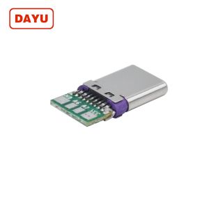 Cheap USB C Type 2.0 Fast Charging Connector 16 Pin With Data+Charging Function for sale