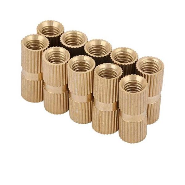 Aluminum Precision Cnc Machining Parts Service Female Thread Insert M5 Knurl Nut