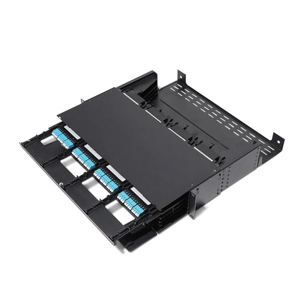 Quality ABS Lightweight 144 Core MPO LC 24F Optical Cassettes wholesale