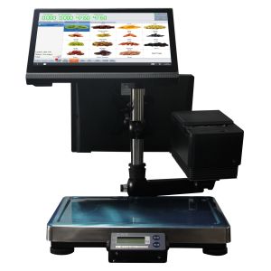 2GB RAM 14 Inch Android System All In One Dual Screens Pos Machine With Weight