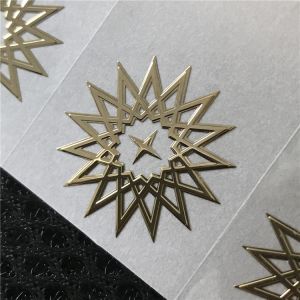 China Hologram Custom 3D Metal Sticker on sale