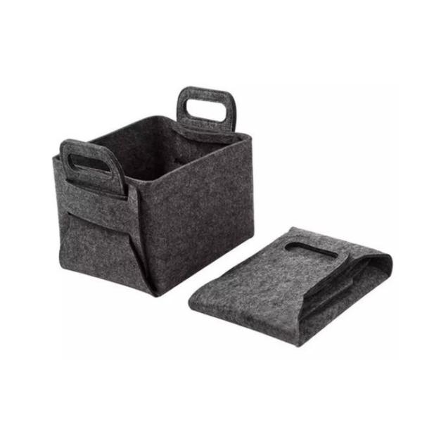 Quality Reusable Practical Foldable Felt Storage Basket Multipurpose Waterproof wholesale