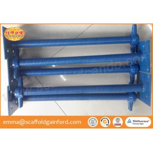 Painted 780mm Q235 adjustable steel base jack hollow screw jack for Thailand