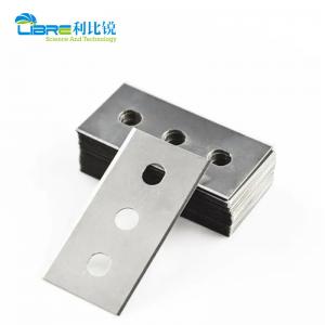 Cheap Three Hole Film Cutting Blade Double Bevels Industrial Razor Blade for sale