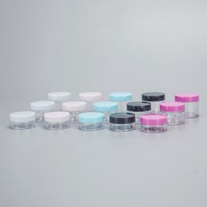 Customized Printing Plastic Cosmetic Container Sealed with Pressure Sensitive