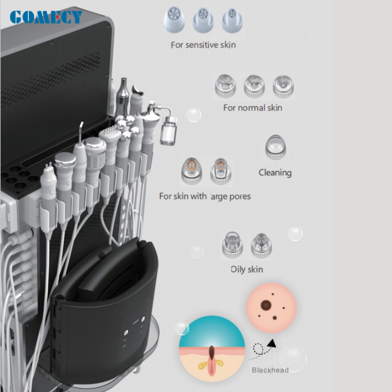 High End Water Drop Bubble Facial Machine For Spa Salon Deep Pore Cleaning
